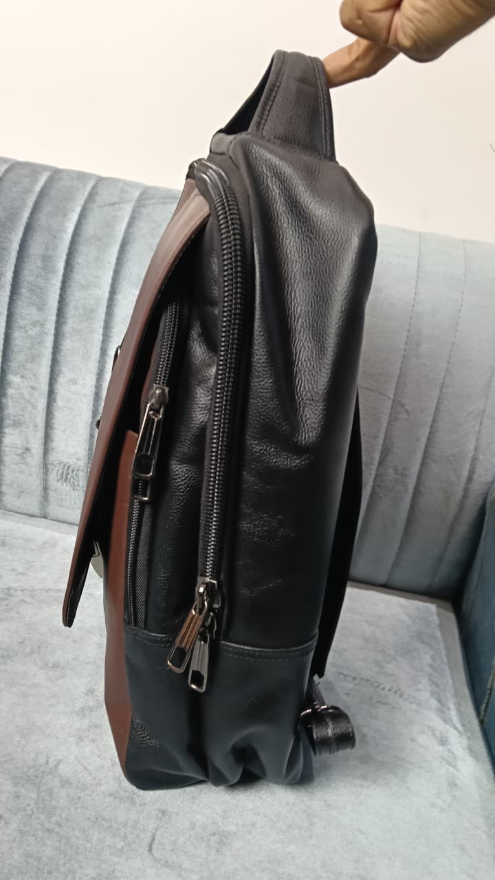 Premium Cow Leather Single Lock Bag